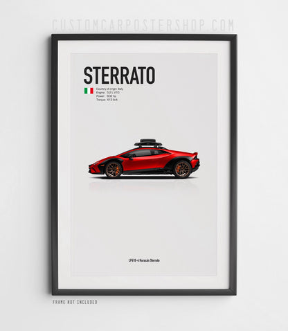 Lamborghini Huracán Sterrato Poster