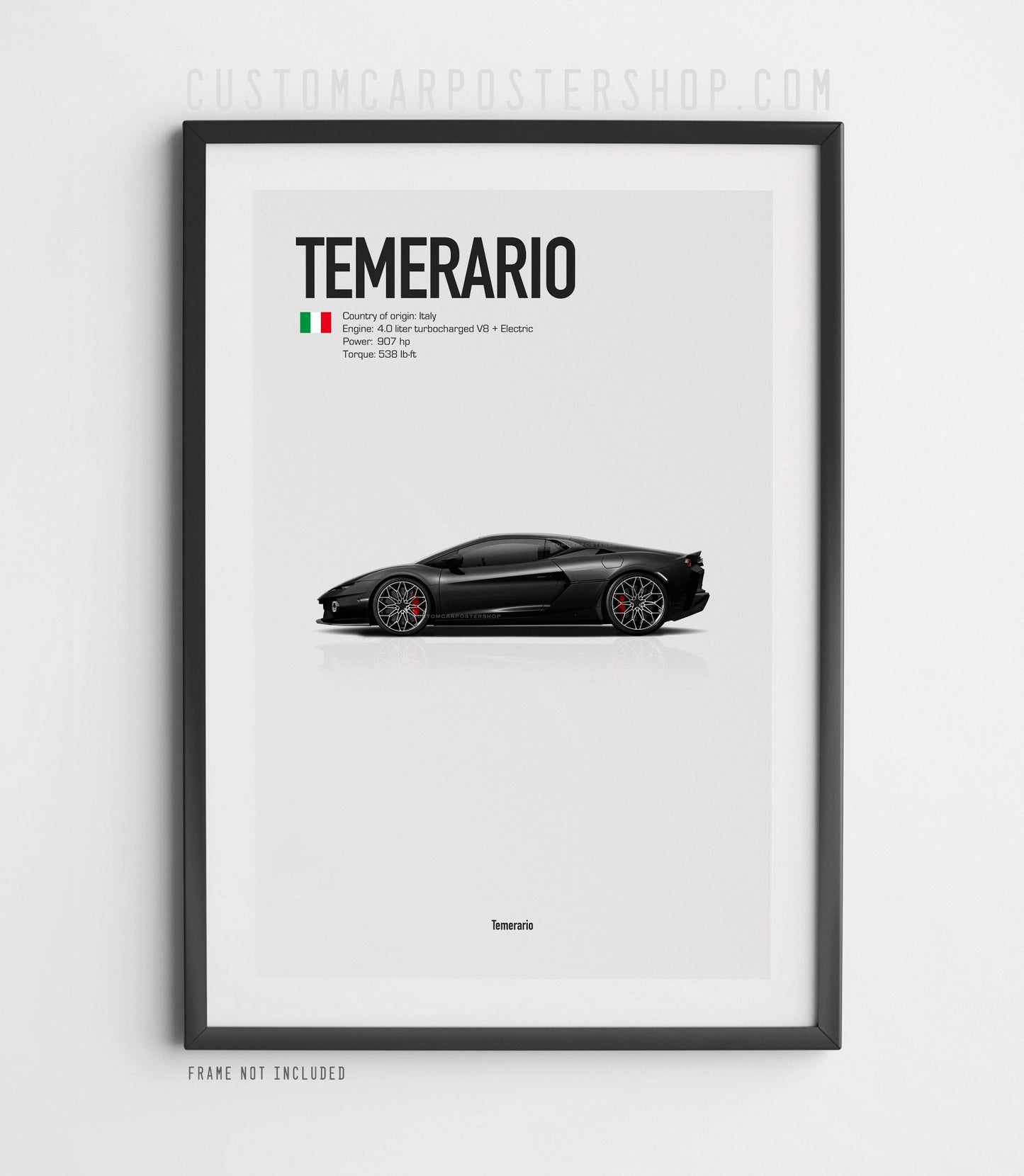 Lamborghini Temerario Poster