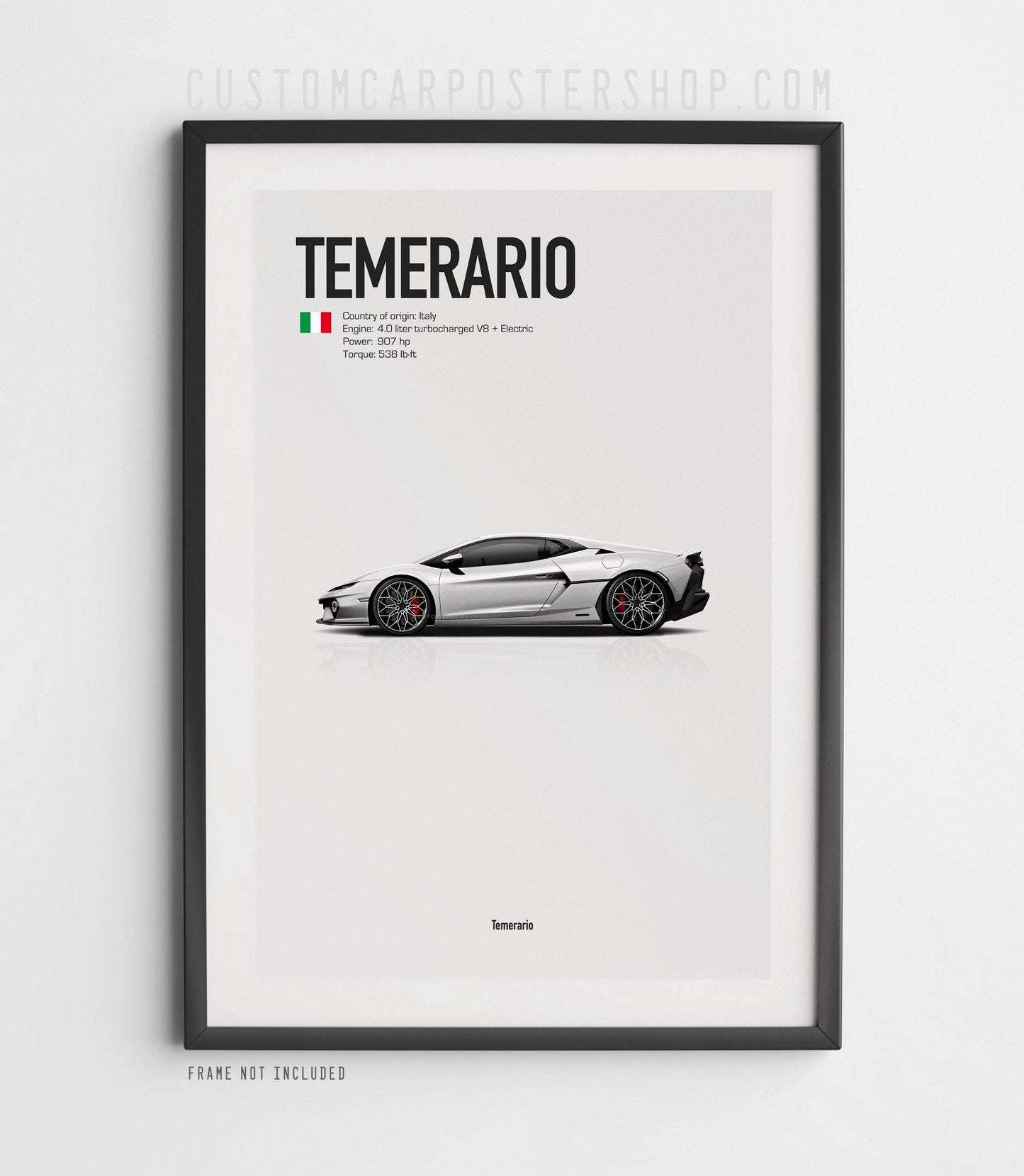 Lamborghini Temerario Poster