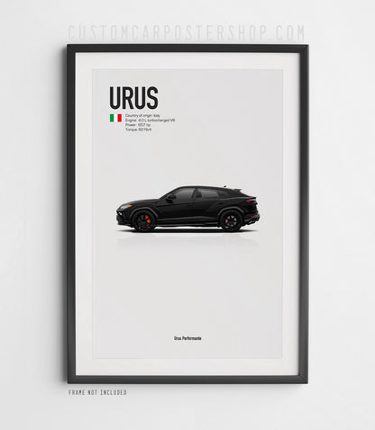 Lamborghini Urus Performante Poster