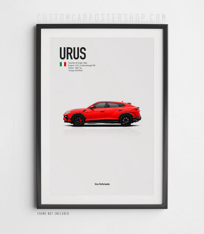 Lamborghini Urus Performante Poster