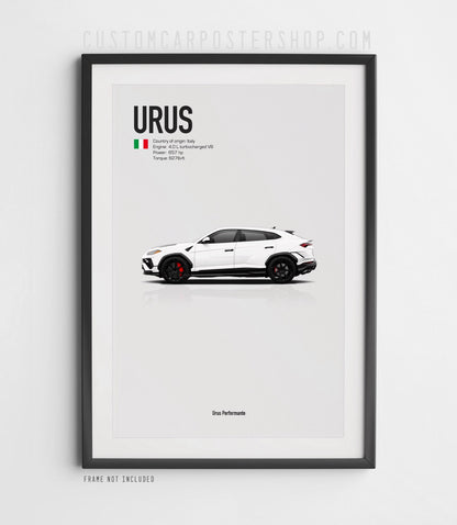 Lamborghini Urus Performante Poster