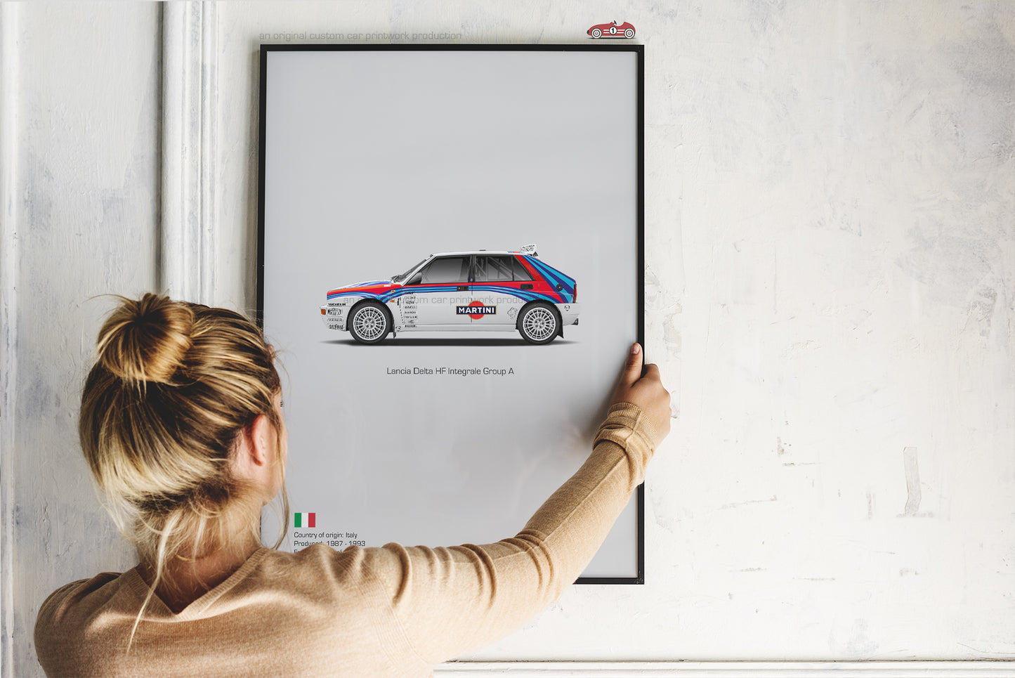 Lancia Delta HF Integrale Group A Rally Martini Racing Wall Art - Liveries