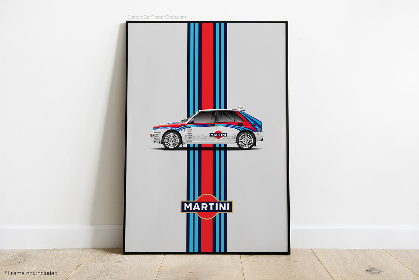Lancia Delta HF Integrale Group A Rally Martini Racing Wall Art - Liveries