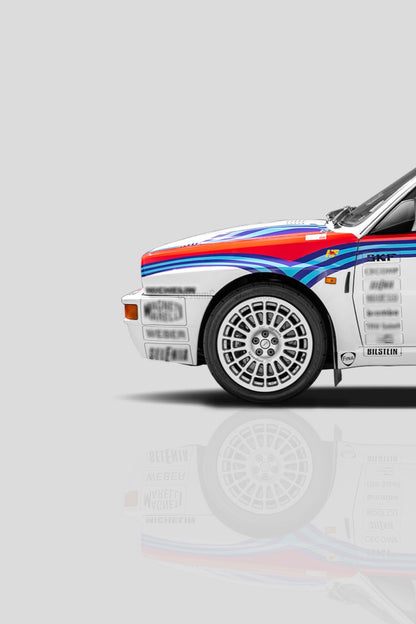 Lancia Delta HF Integrale Group A Rally Martini Livery Poster