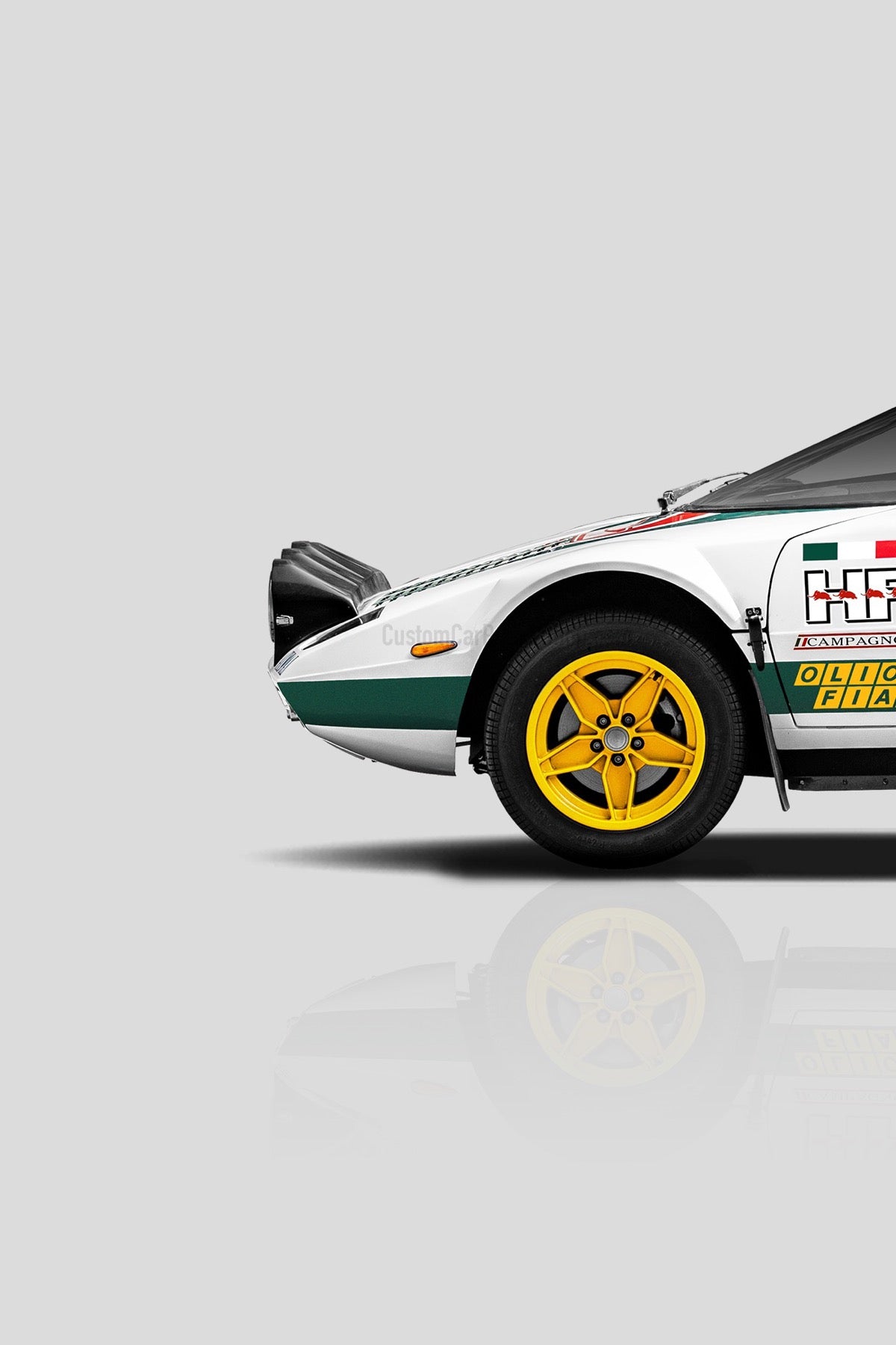 Lancia Stratos Rally Alitalia Livery Poster