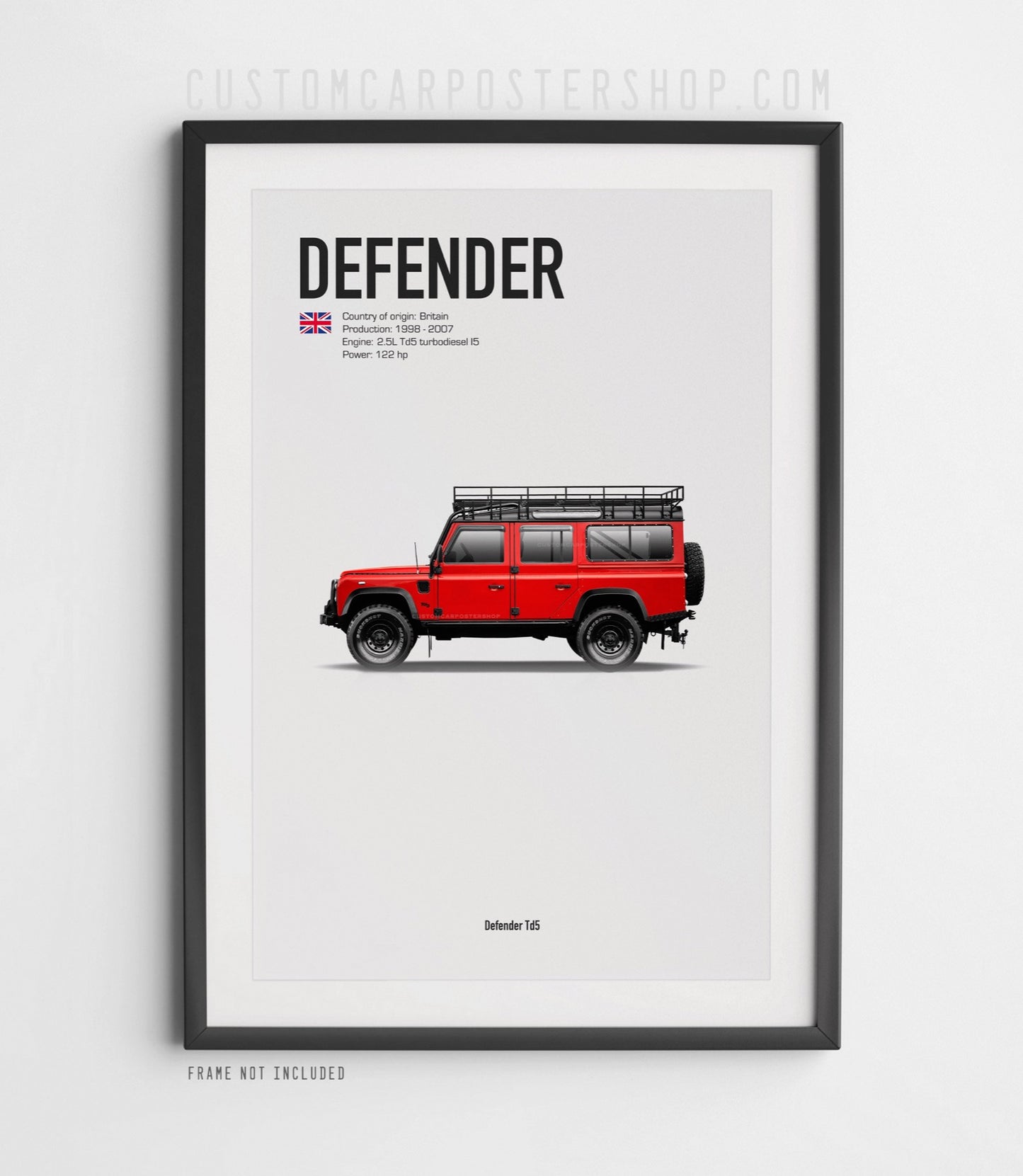 Land Rover Defender Td5 Poster