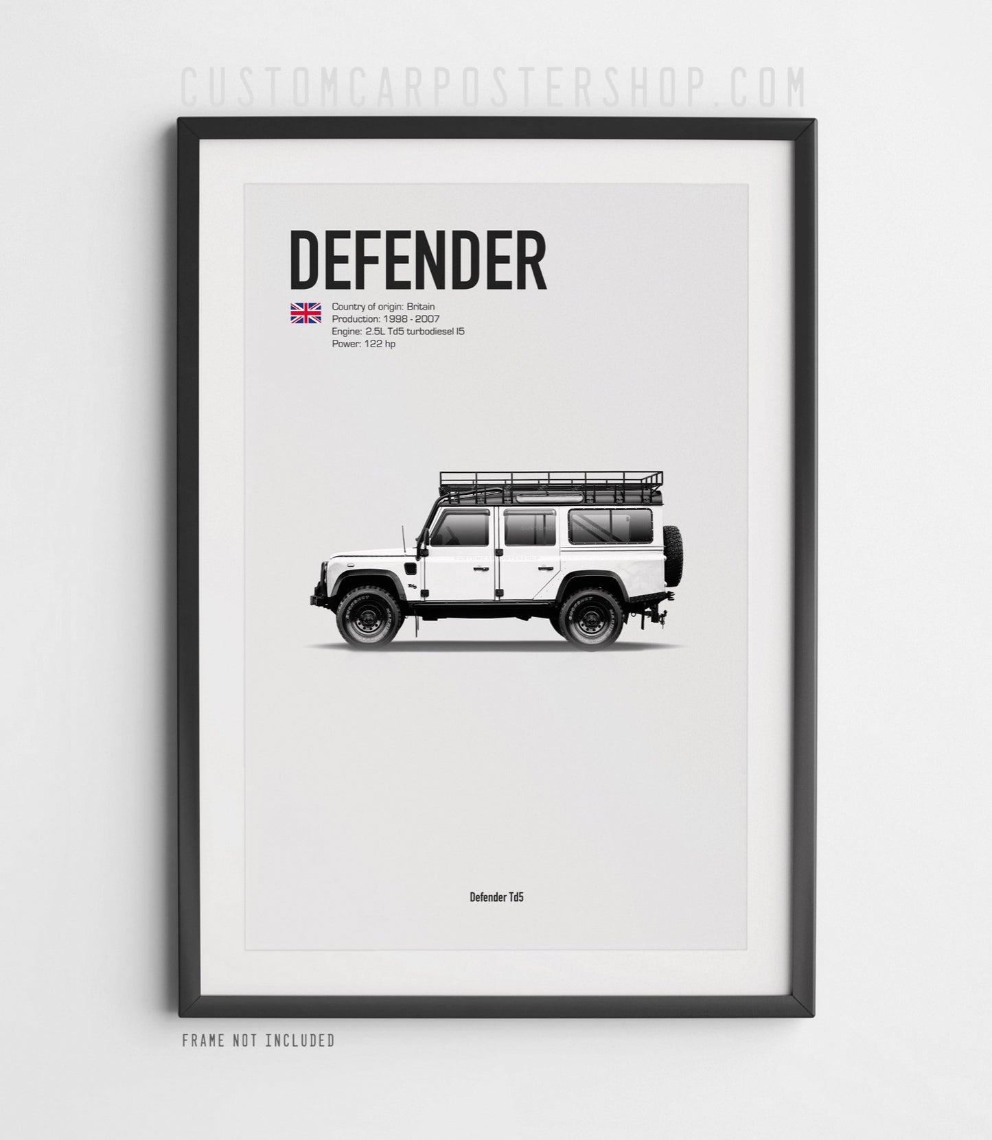 Land Rover Defender Td5 Poster