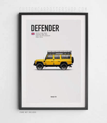 Land Rover Defender Td5 Poster