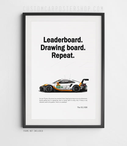 Porsche 911 RSR Vintage Ad - Leaderboard