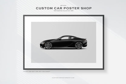 Lexus LC500 Coupe Poster (Commissioned)