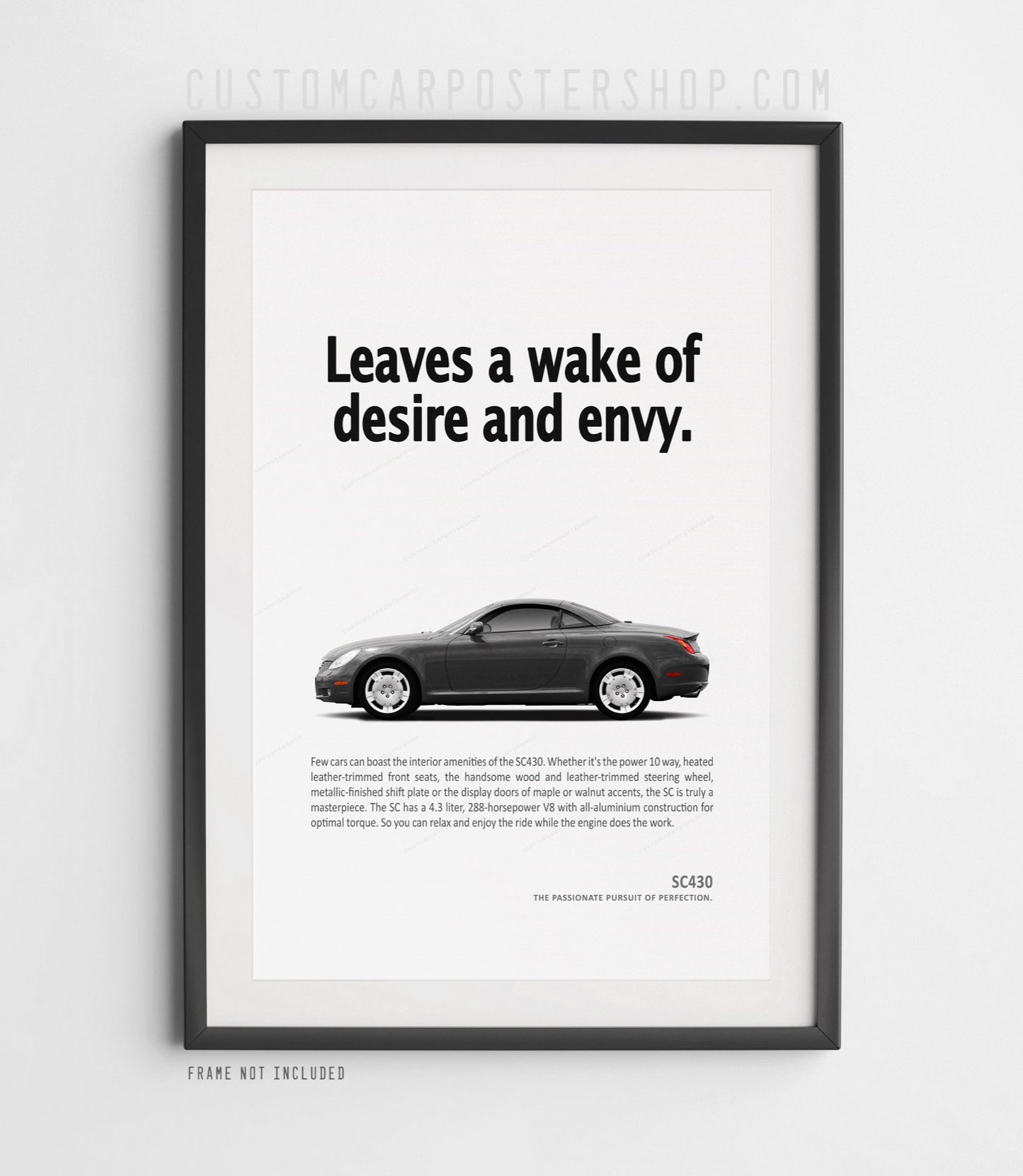 Lexus SC430 Print Ad - Wake of Desire