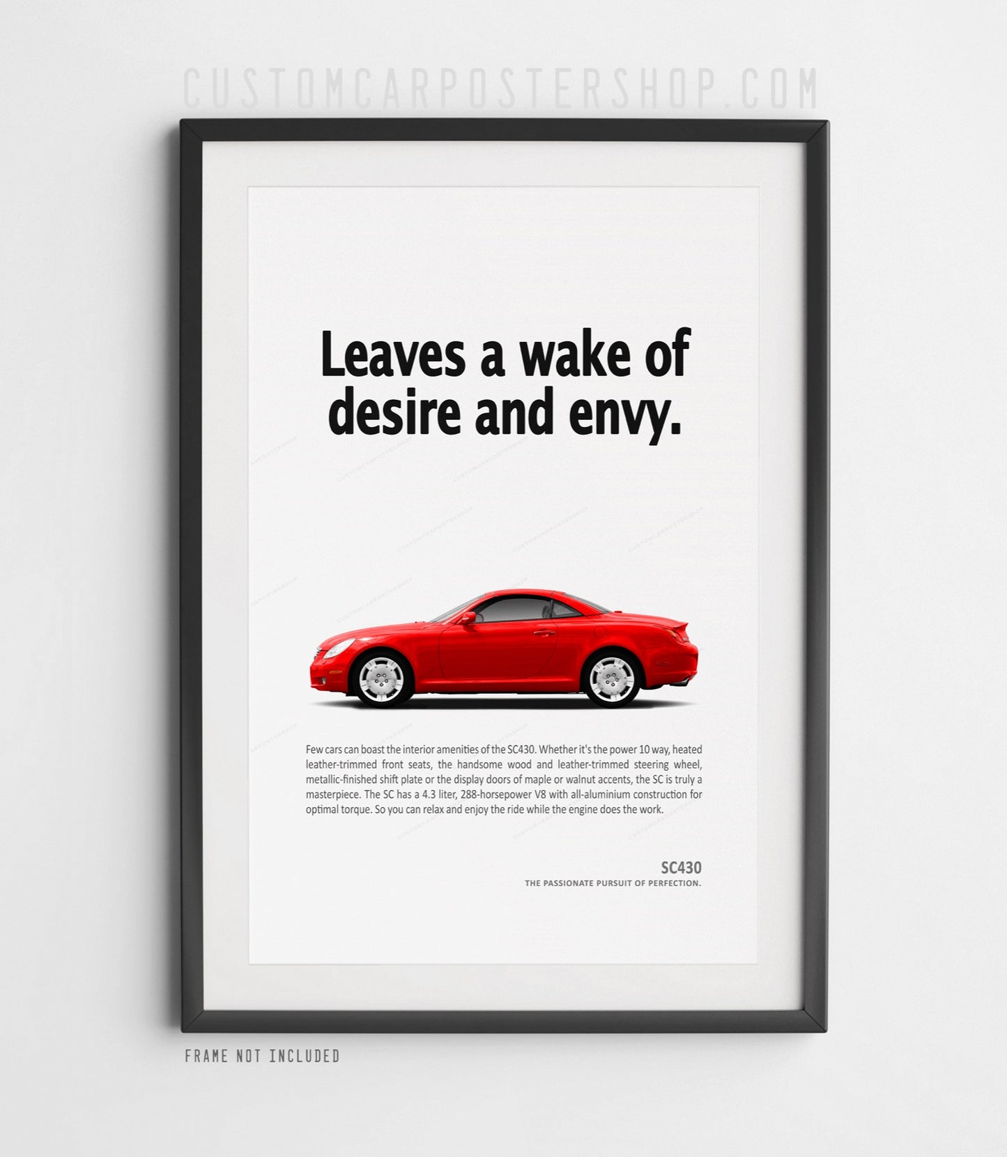 Lexus SC430 Print Ad - Wake of Desire