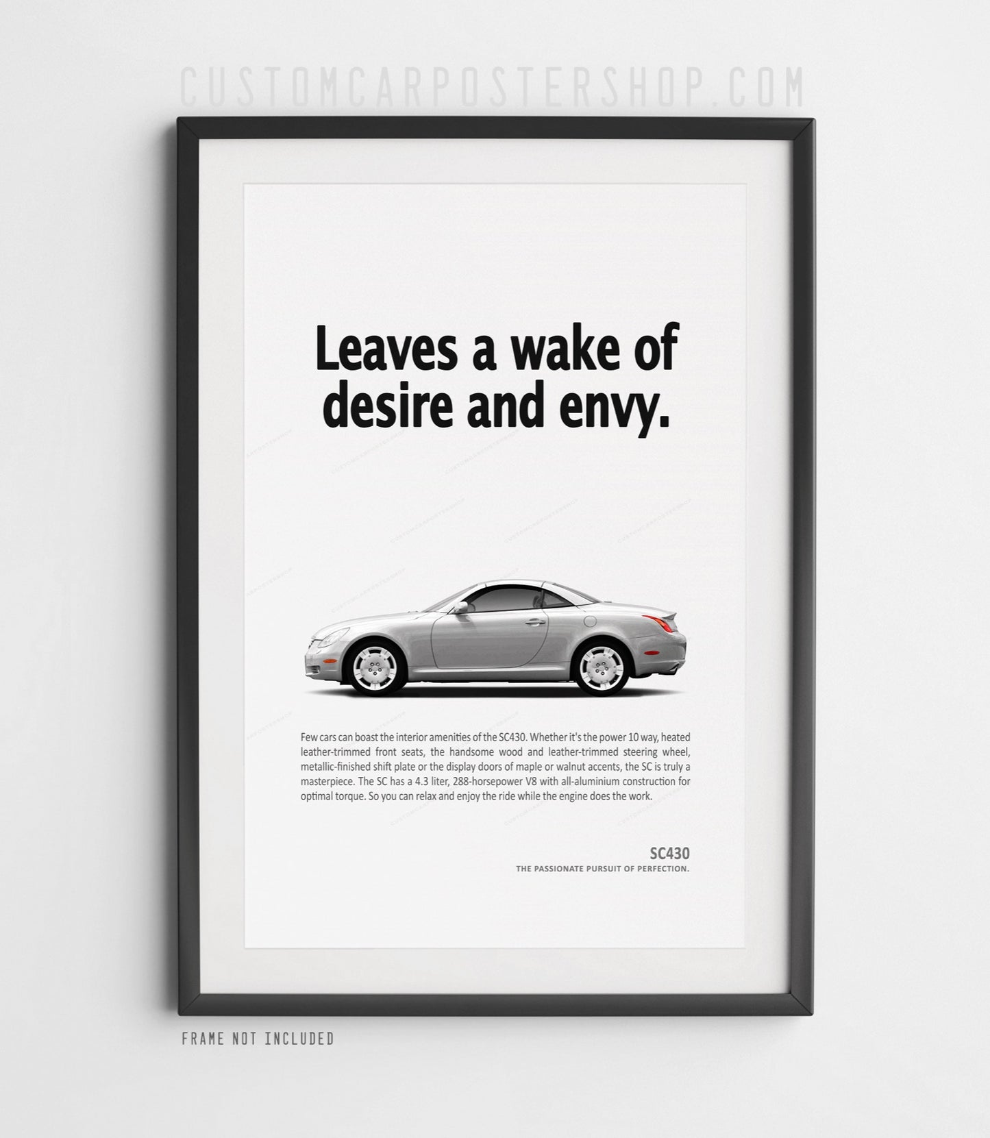 Lexus SC430 Print Ad - Wake of Desire