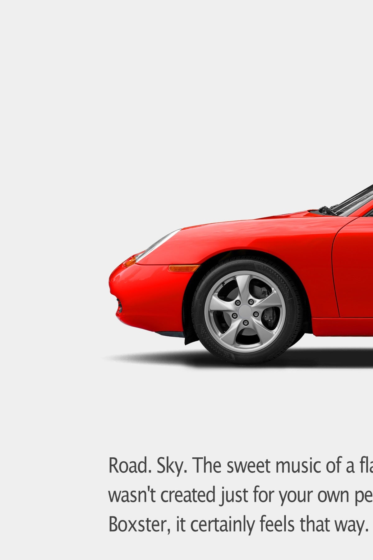 Porsche 986 Boxster Print Ad - For Your Listening Pleasure