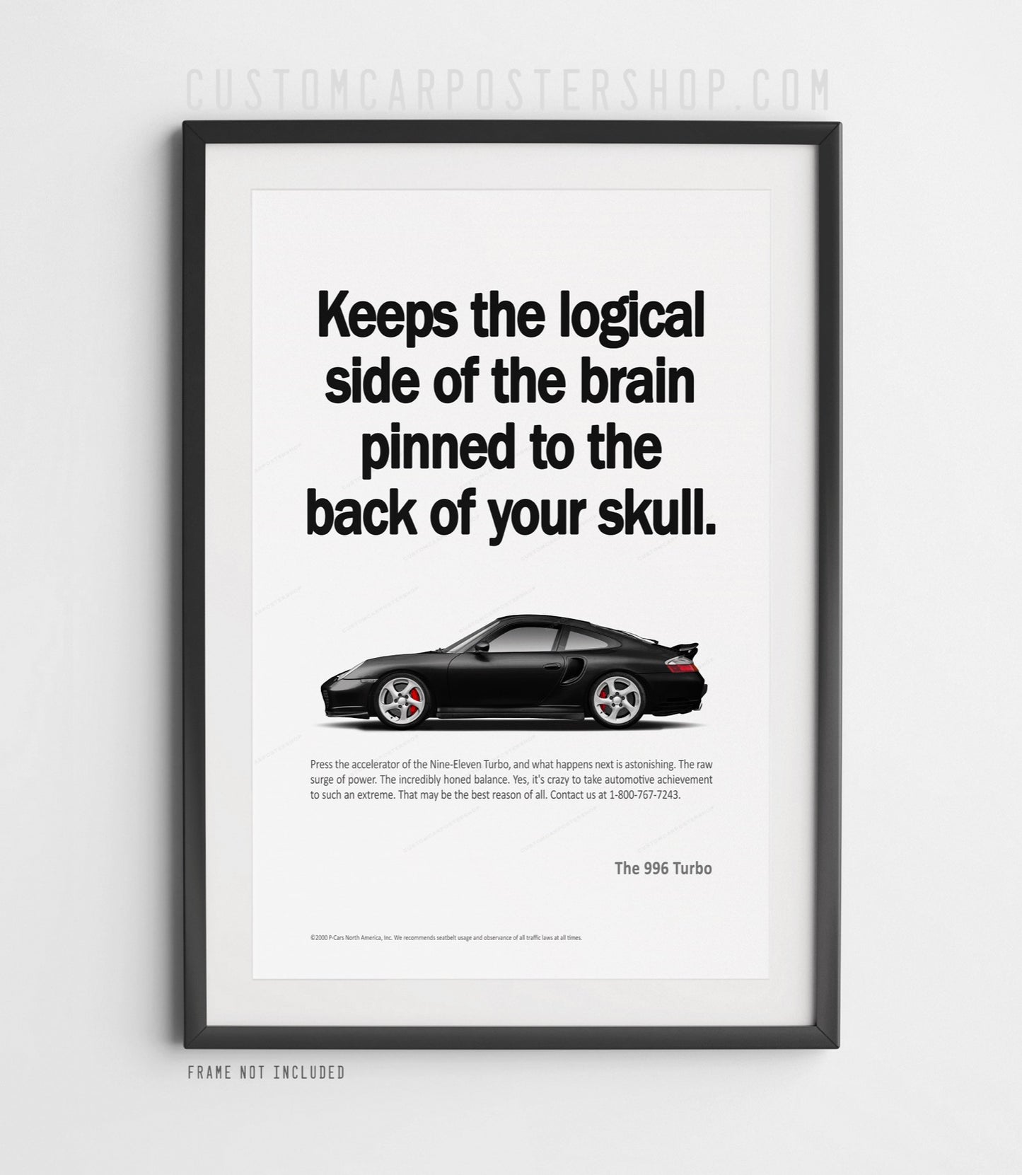 Porsche 911 (996) Turbo Vintage Ad - Logical Side