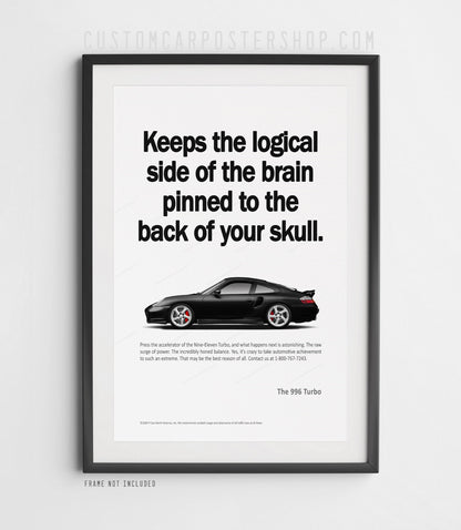 Porsche 911 (996) Turbo Vintage Ad - Logical Side