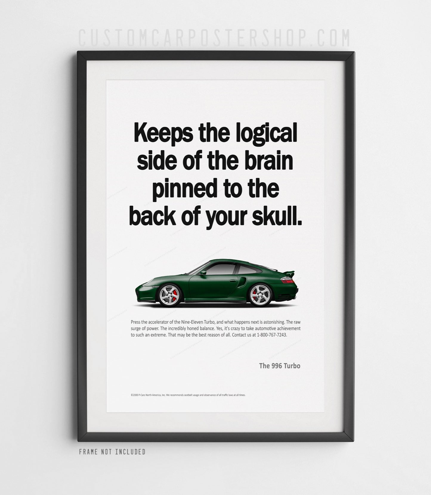 Porsche 911 (996) Turbo Vintage Ad - Logical Side