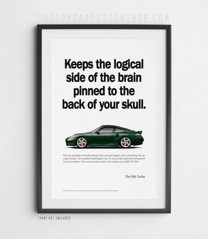 Porsche 911 (996) Turbo Vintage Ad - Logical Side
