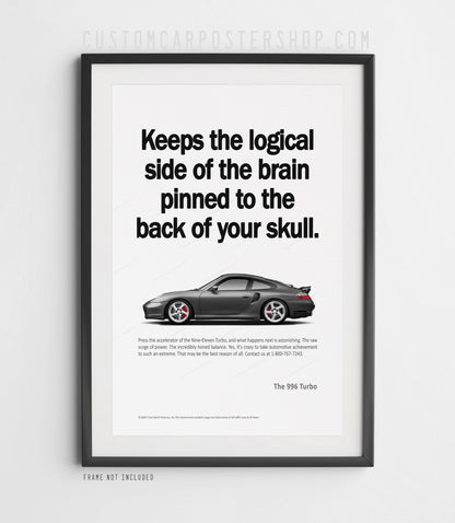 Porsche 911 (996) Turbo Vintage Ad - Logical Side