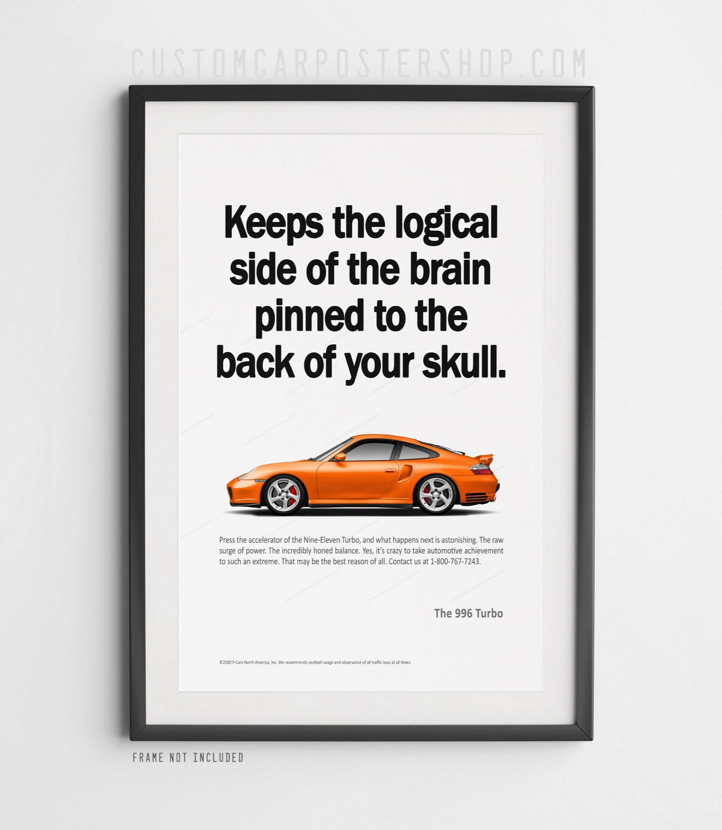 Porsche 911 (996) Turbo Vintage Ad - Logical Side