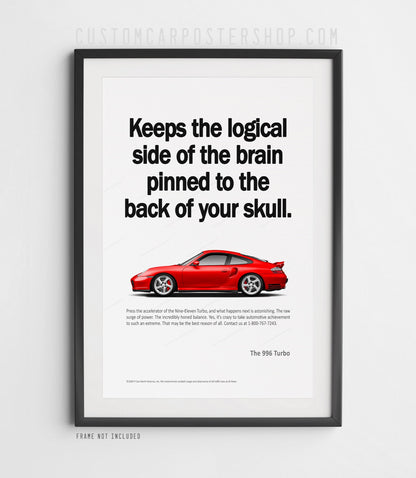 Porsche 911 (996) Turbo Vintage Ad - Logical Side