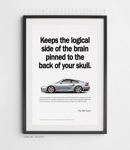 Porsche 911 (996) Turbo Vintage Ad - Logical Side