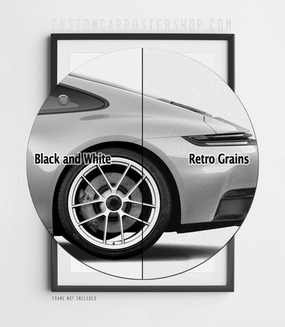Porsche 911 (992.2) Carrera S MT Print Ad Poster - Manual by Choice