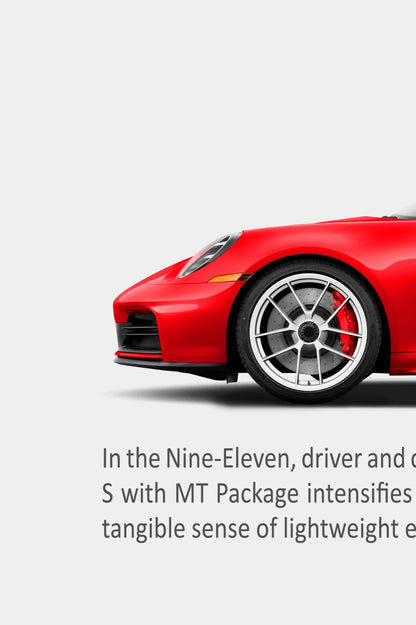 Porsche 911 (992.2) Carrera S MT Print Ad Poster - Manual by Choice