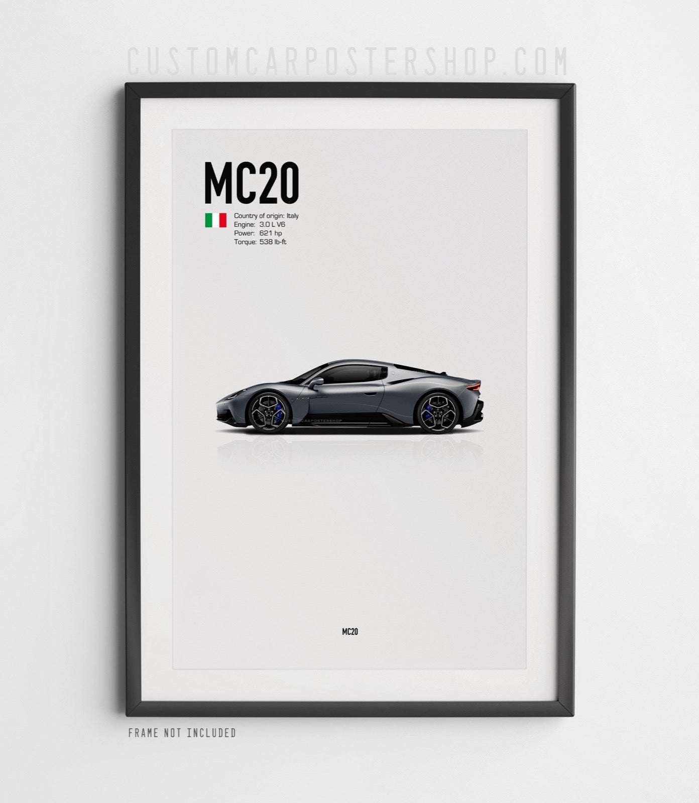 Maserati MC20 Poster