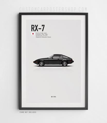 Mazda RX-7 (FB) Poster
