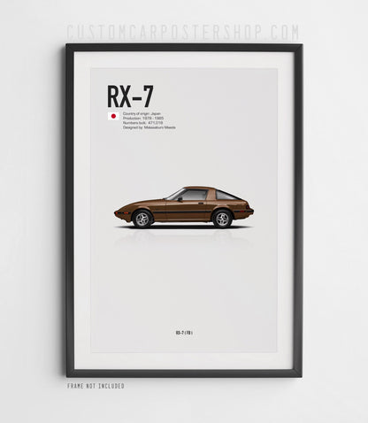Mazda RX-7 (FB) Poster