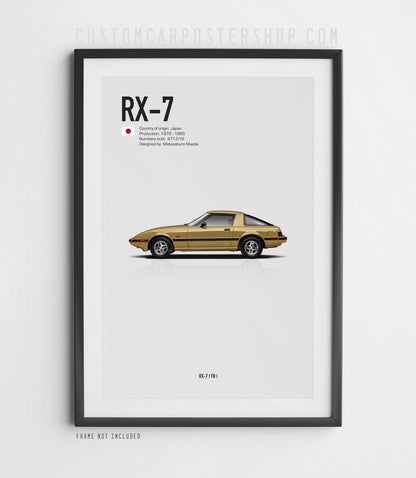 Mazda RX-7 (FB) Poster