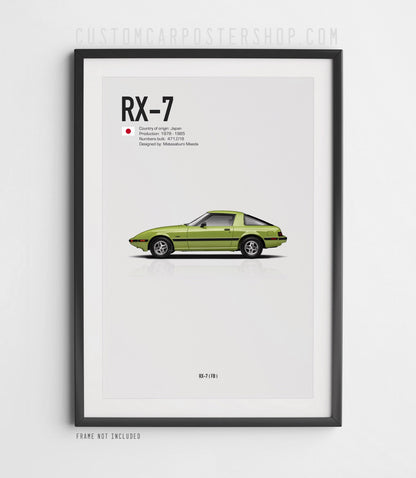 Mazda RX-7 (FB) Poster