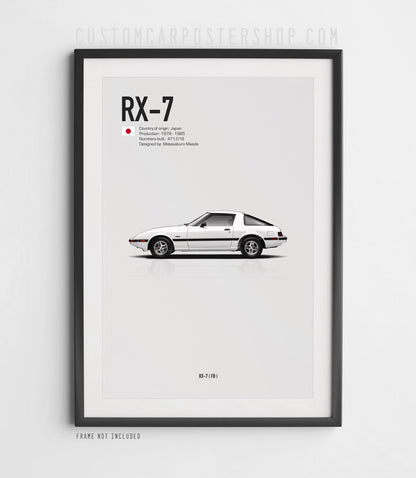 Mazda RX-7 (FB) Poster
