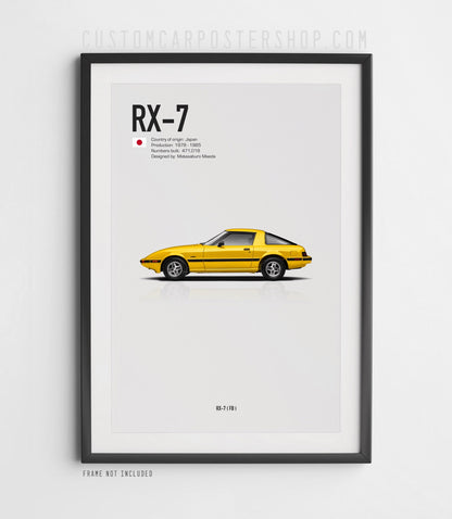 Mazda RX-7 (FB) Poster