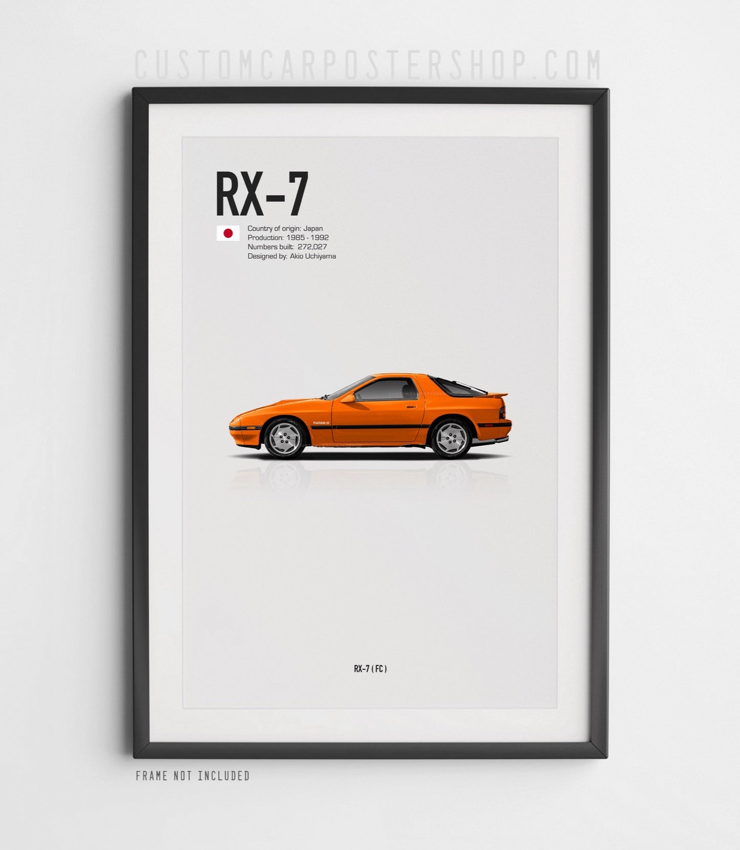 Mazda RX-7 (FC) Poster