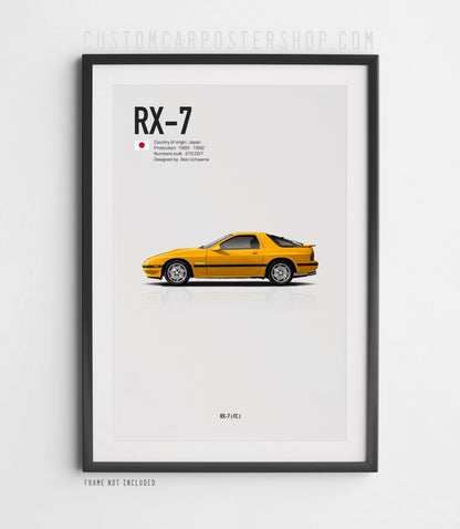Mazda RX-7 (FC) Poster