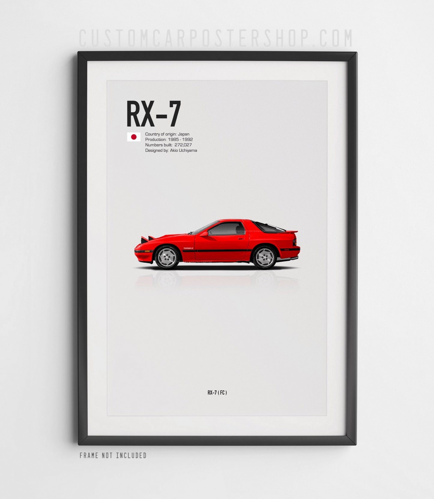 Mazda RX-7 (FC) Poster