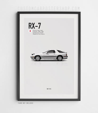 Mazda RX-7 (FC) Poster