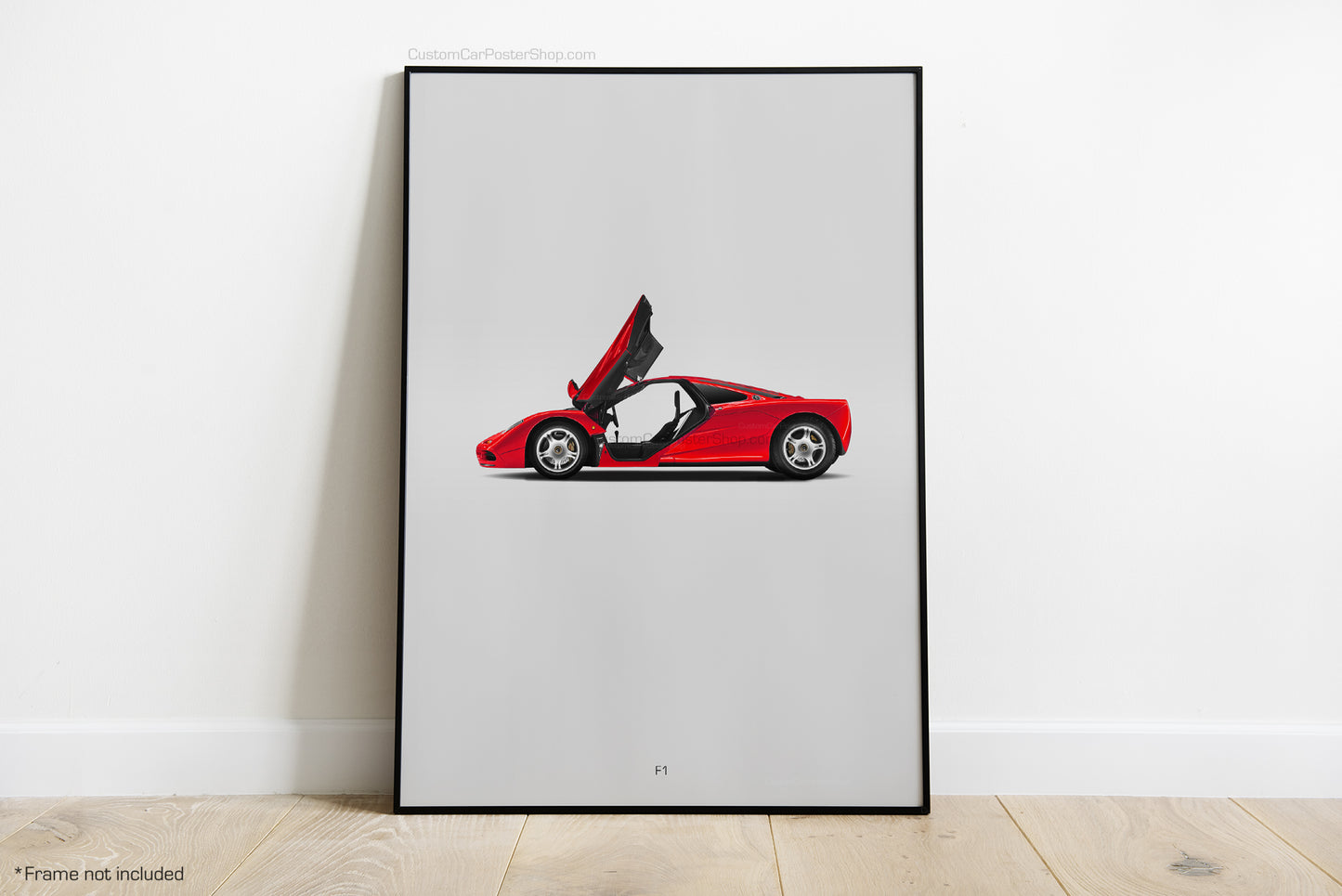 McLaren F1 Poster - Wall Art - Supercars