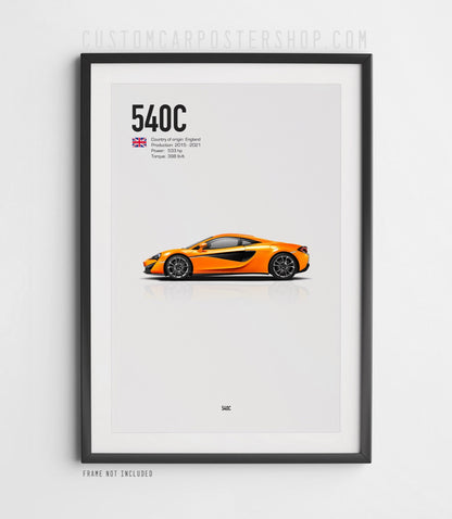 McLaren 540C Poster