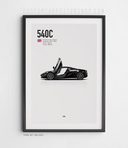 McLaren 540C Poster