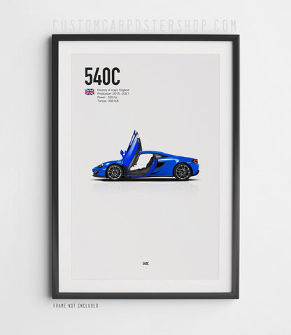 McLaren 540C Poster
