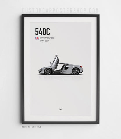 McLaren 540C Poster