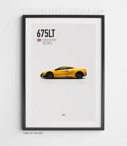 McLaren 675LT Poster