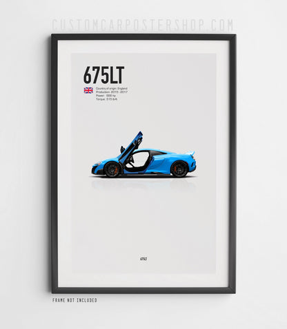 McLaren 675LT Poster