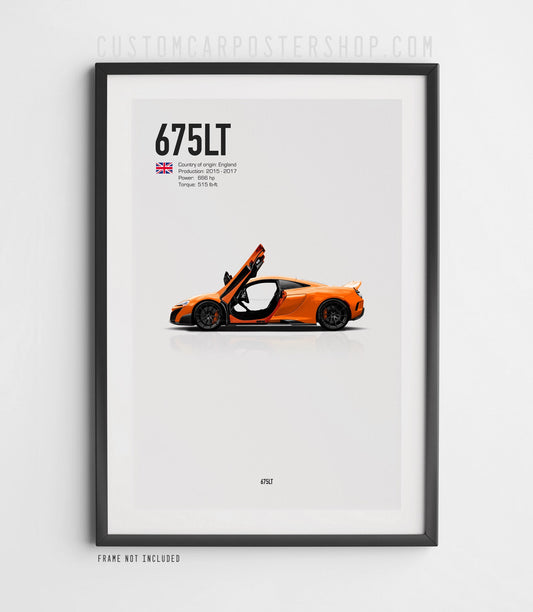 McLaren 675LT Poster