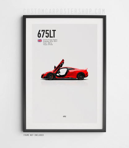 McLaren 675LT Poster