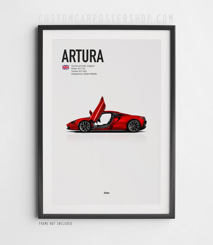 McLaren Artura Poster